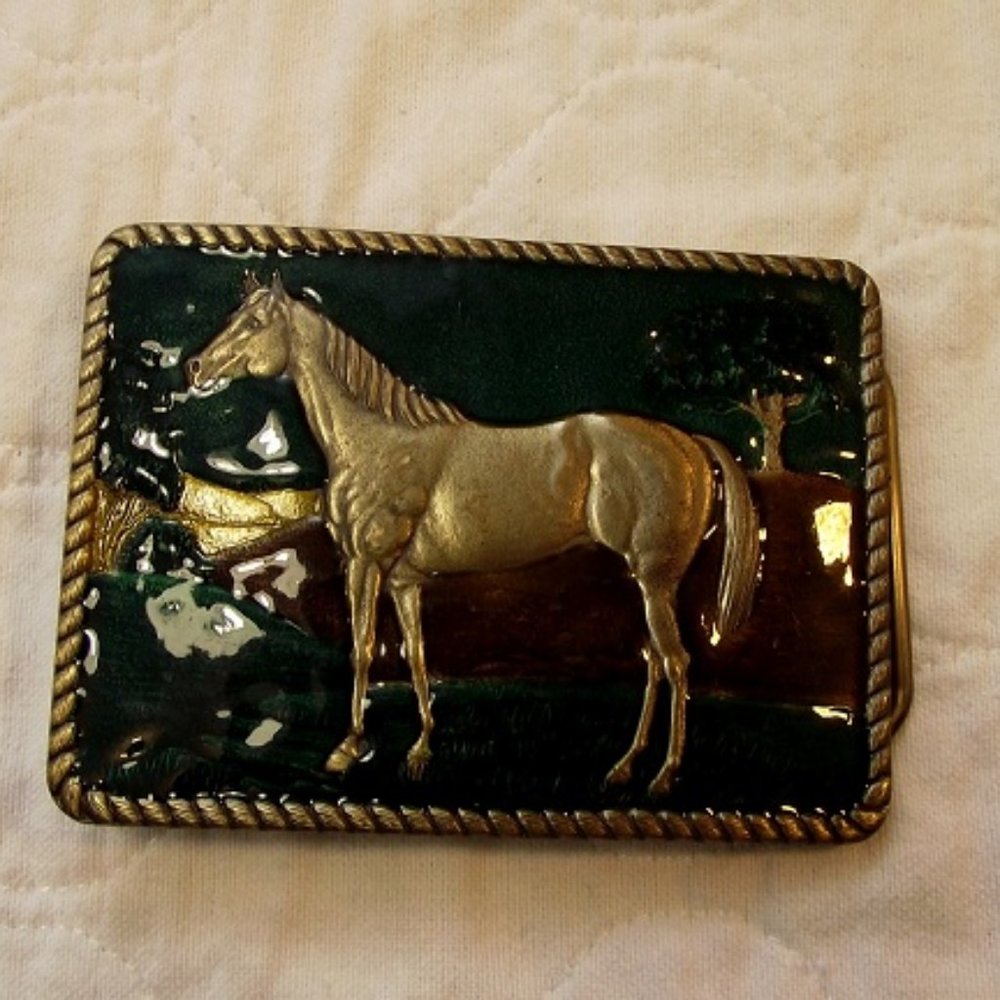 COPPERTONE by Great American Buckle Co., Horse